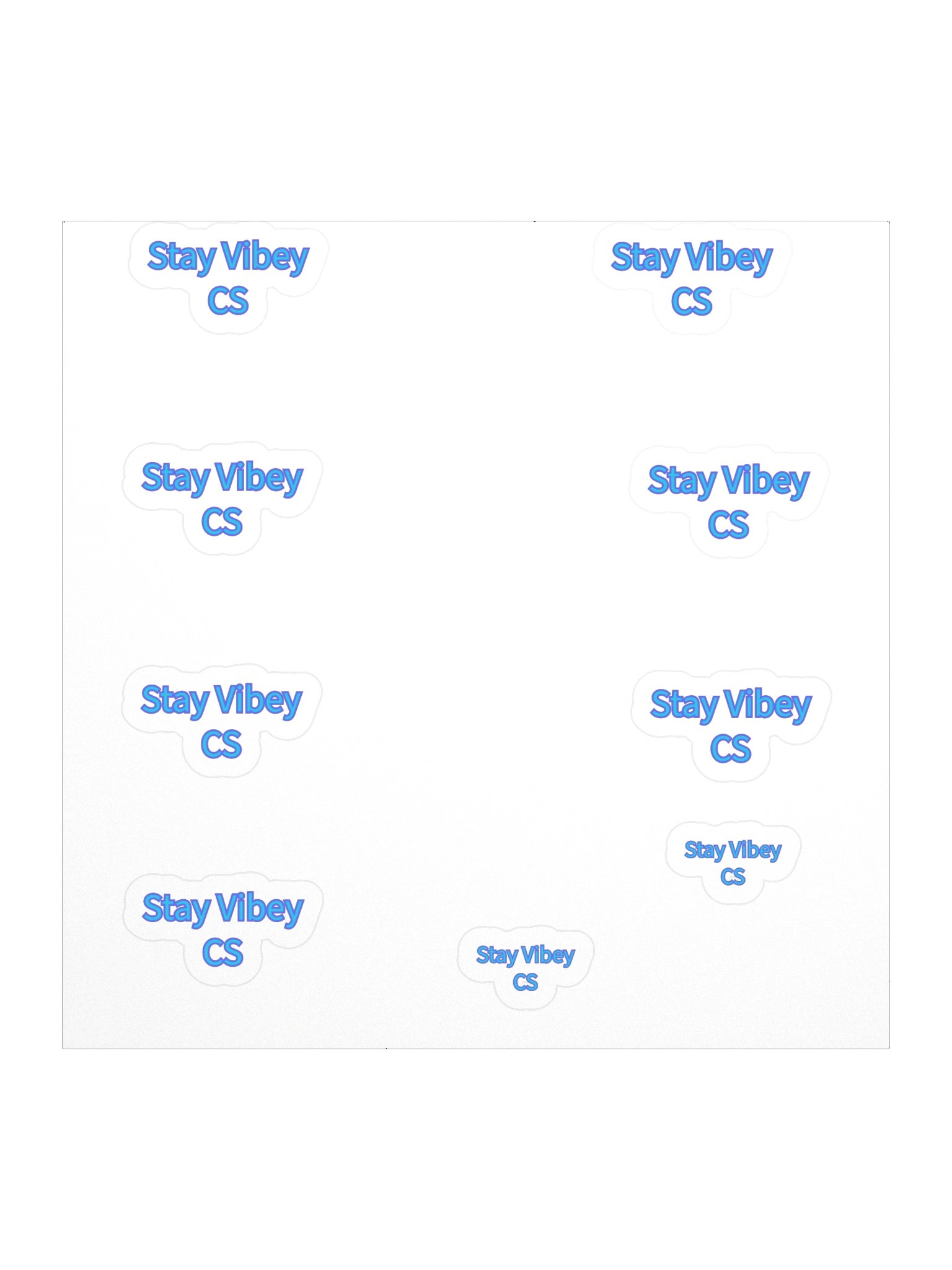 Stay VIbey CS Stickers 9PK product image (1)