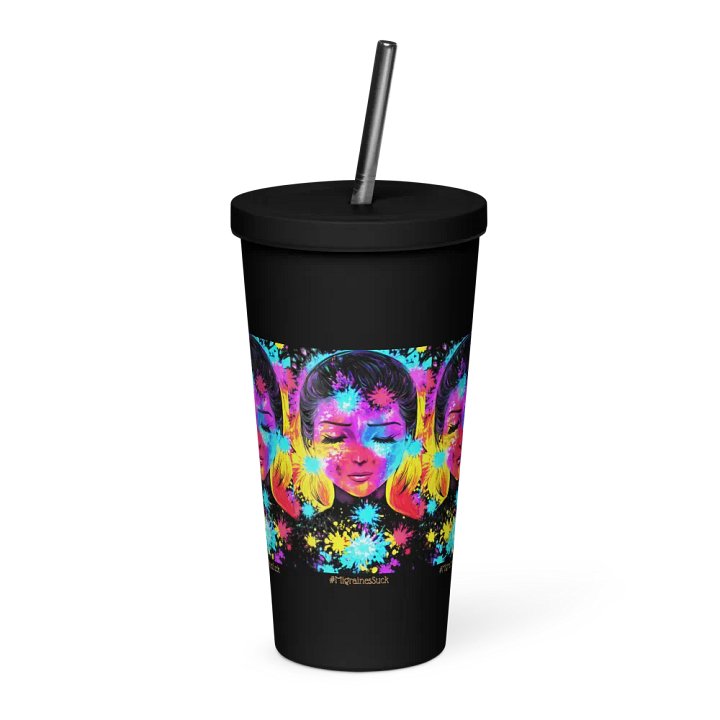 Migraines, Ocular Starbursts, Black Tumbler product image (1)