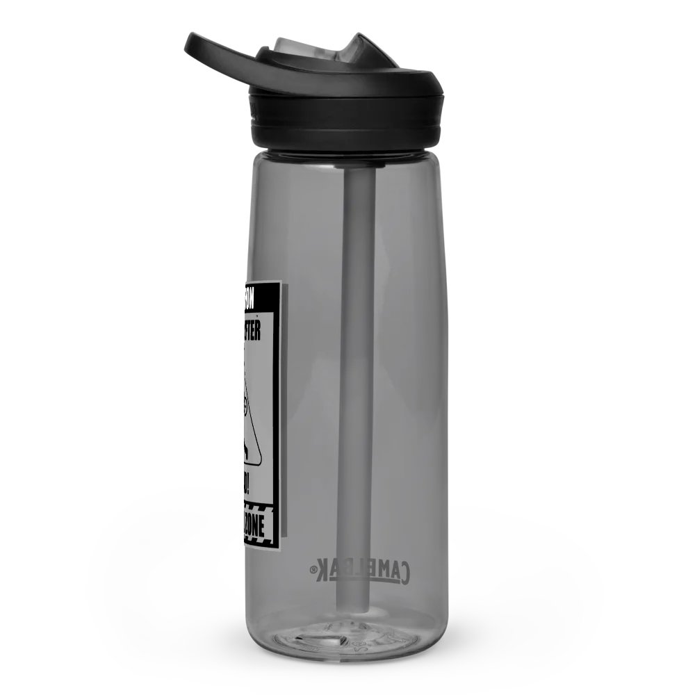Caution Heavy Lifter Ahead-Barbell Zone: Sports Water Bottle product image (3)