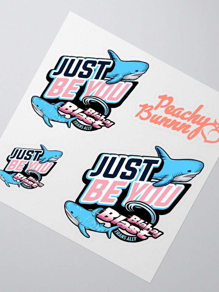 Blahaj Blast Sticker Sheet product image (2)
