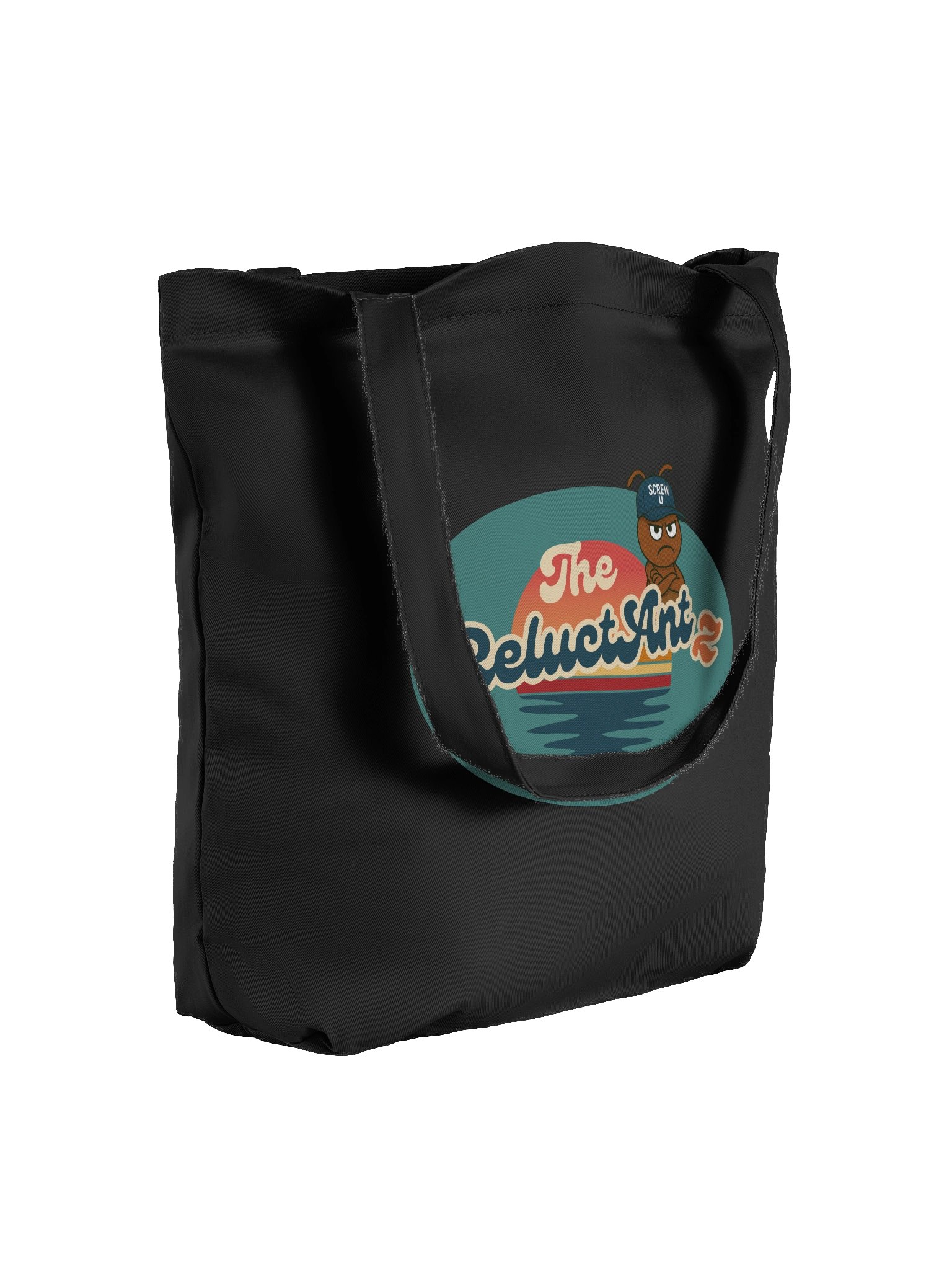 Screw U Tote Bag by The ReluctAntz - Black product image (4)