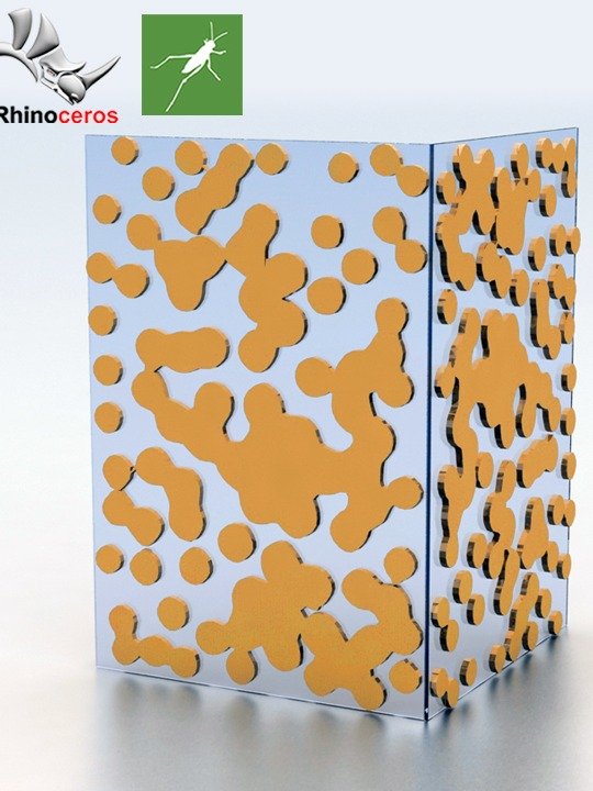 Parametric Facade Design Over Surface Grasshopper Rhino Files Download product image (2)