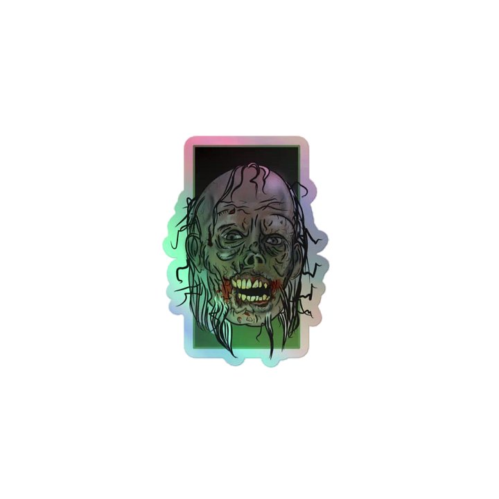 Eerie Zombie Holographic Sticker Sheet product image (1)