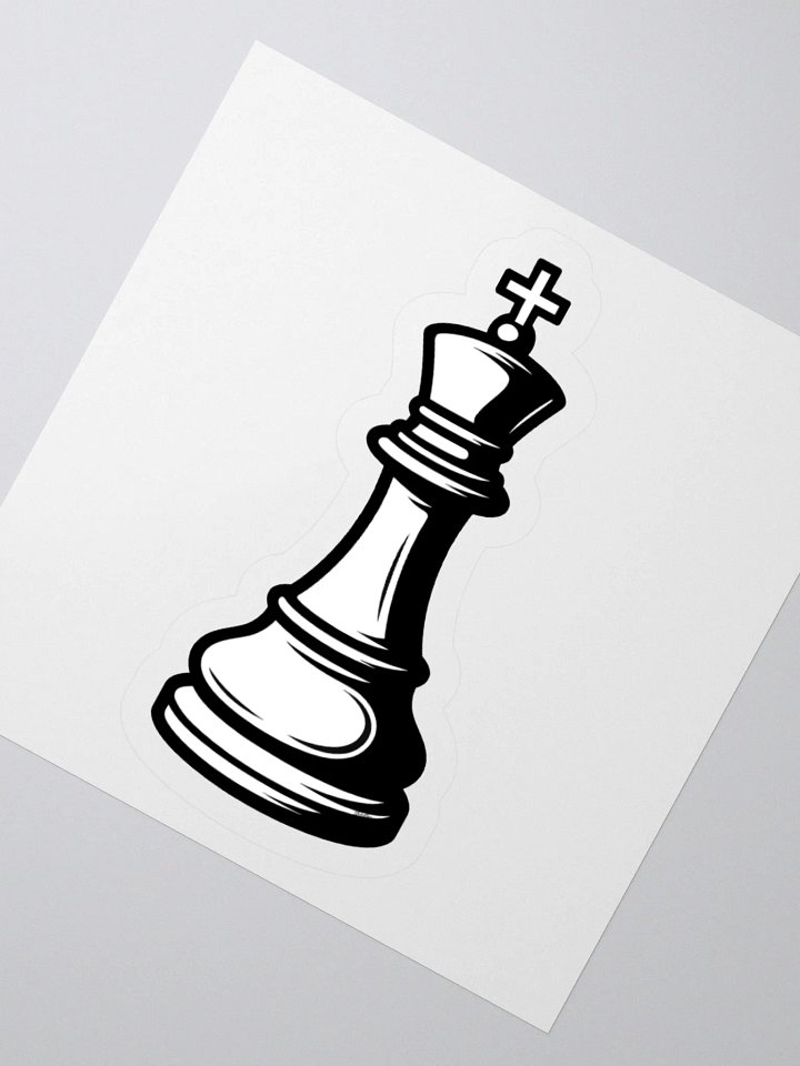 Classic Chess King Sticker product image (6)