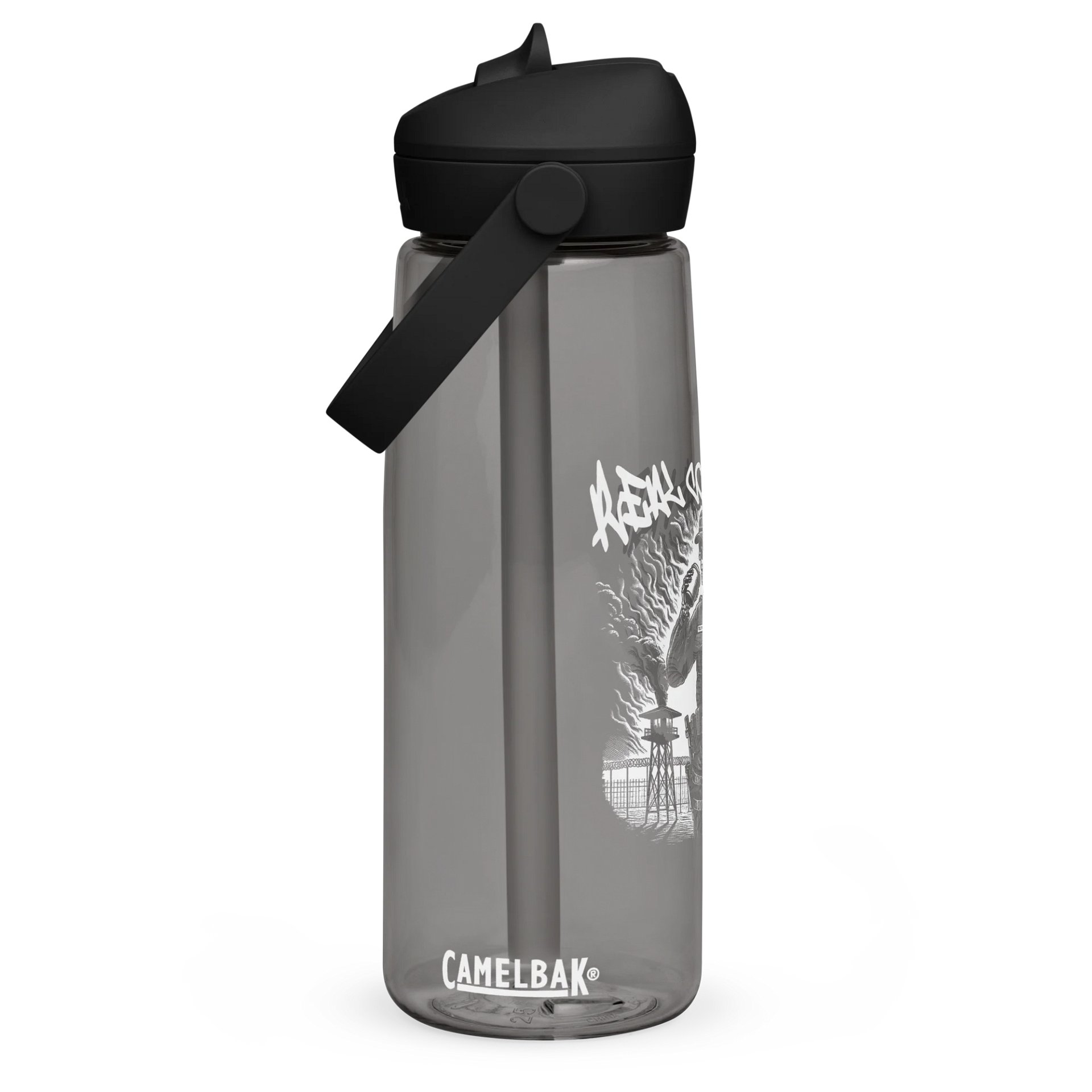 REAL COP SHIT FLIP STRAW WATER BOTTLE product image (3)