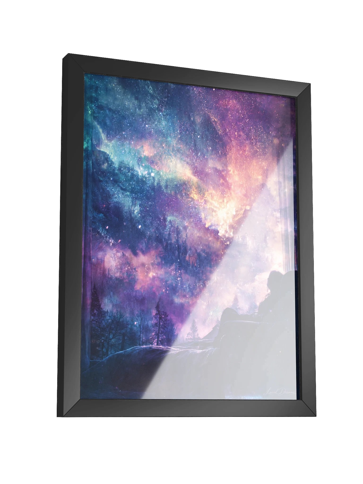 Nebula Window Framed Art Print — Cosmic Window product image (7)