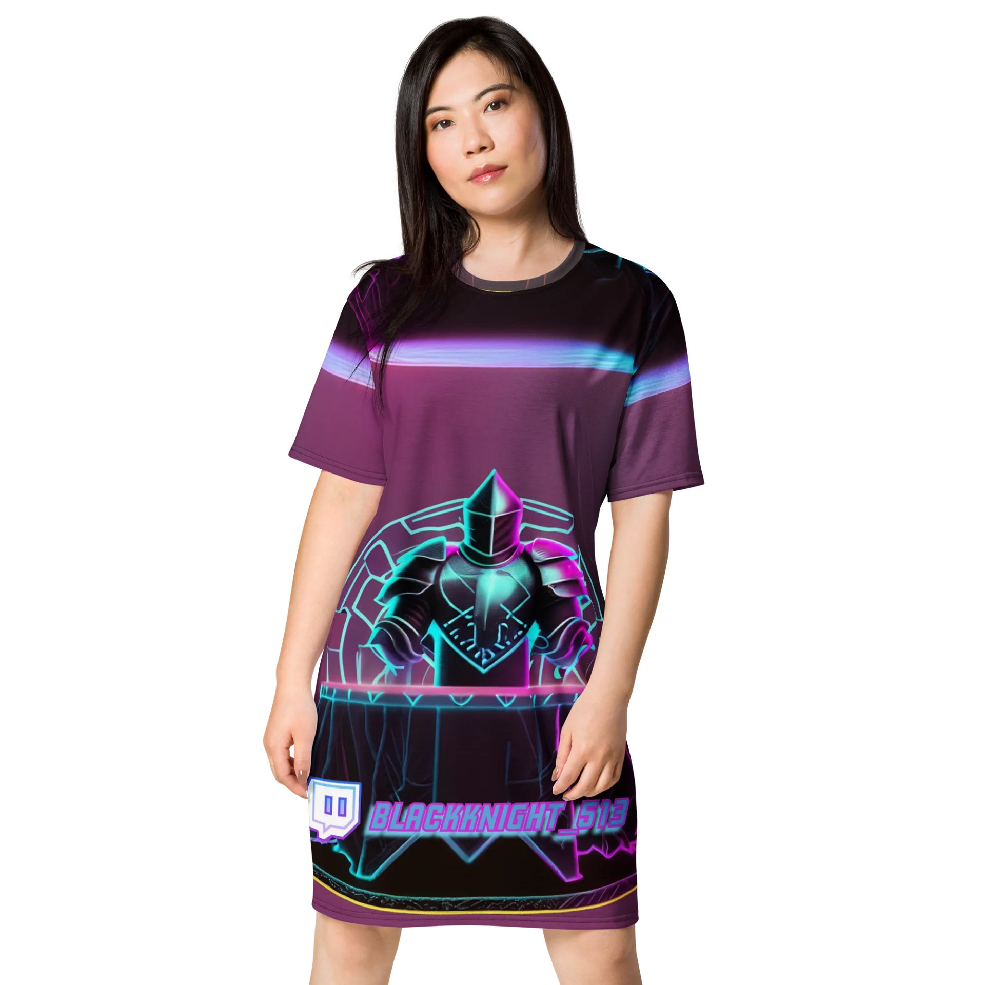 Blackknight513 All-Over Print T-Shirt Dress product image (1)