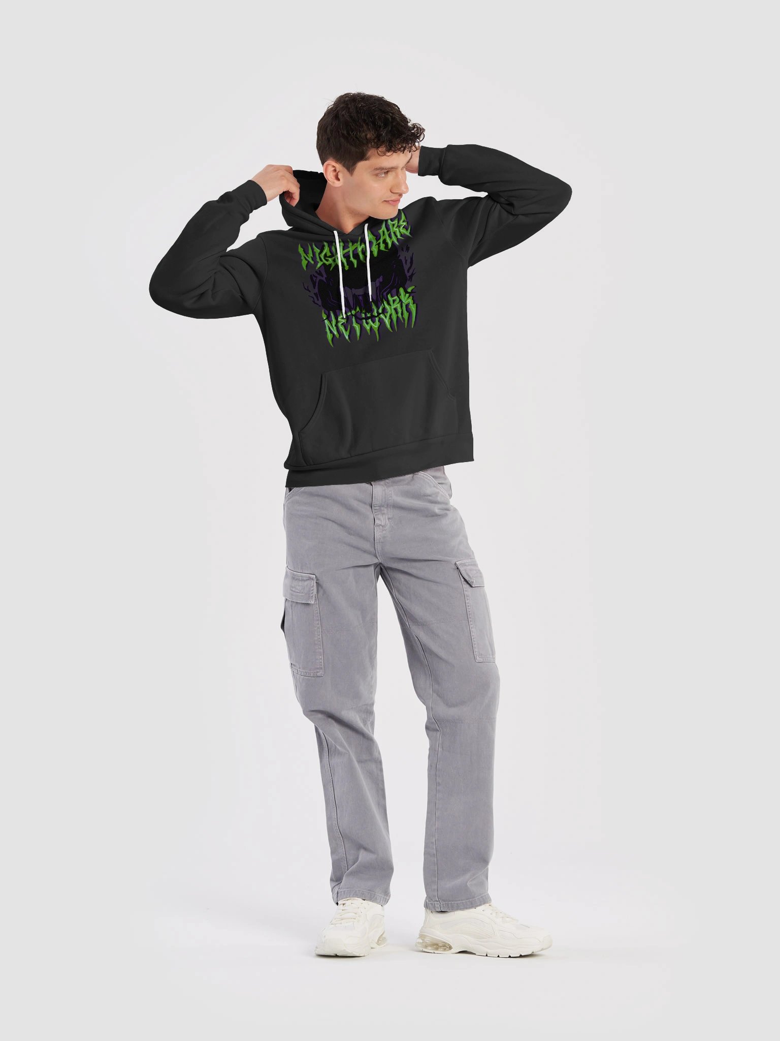 Nightmare Maw Hoodie: Corruption Green product image (10)