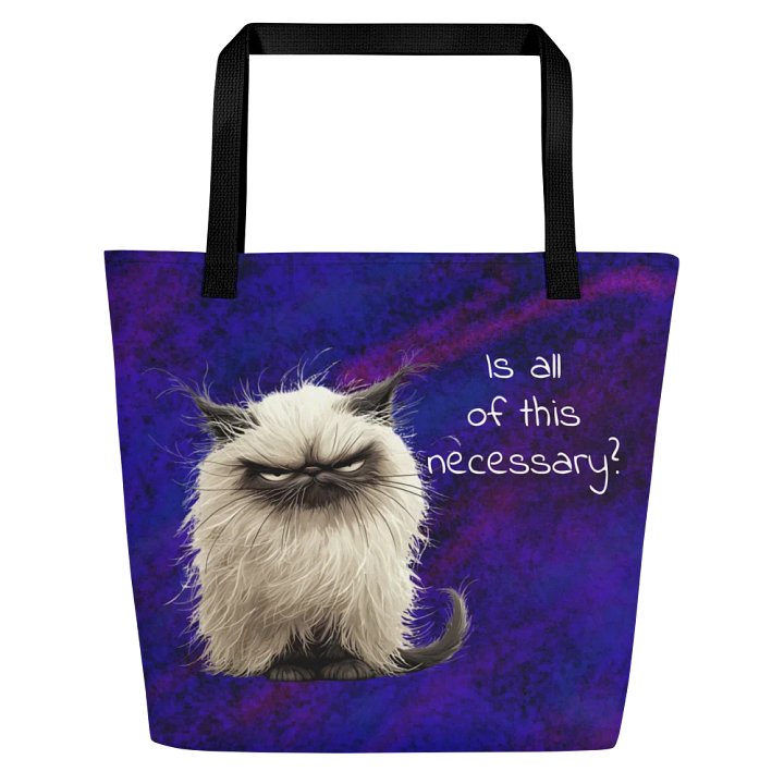Judgy Cat All Over Print Tote Bag product image (1)