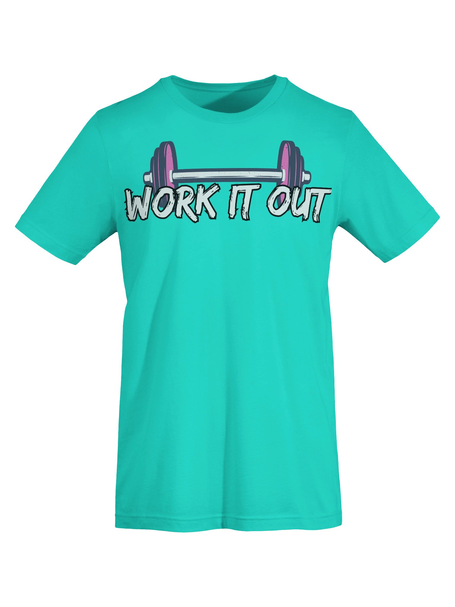 Work It Out Barbell Graphic Tee product image (60)