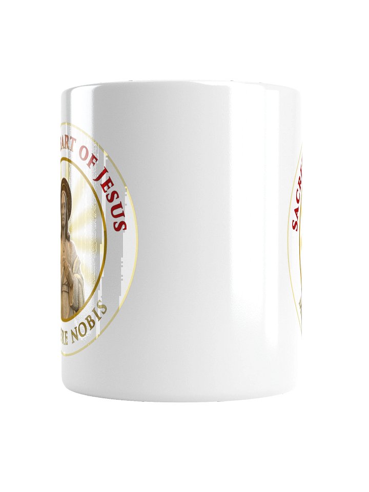 Sacred Heart of Jesus Miserere Nobis Glossy Mug product image (4)
