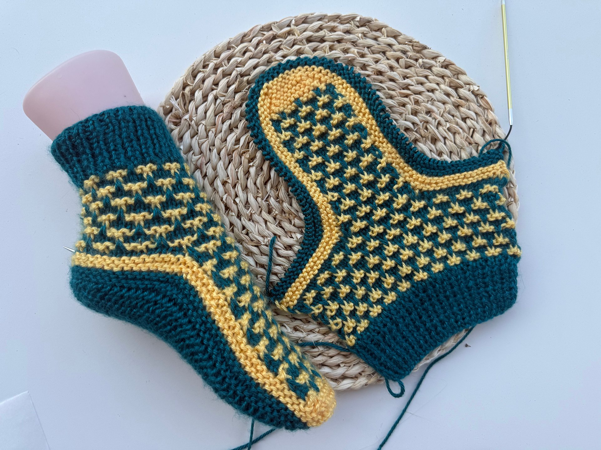 Flat Knit Colorworks Socks Pattern product image (5)