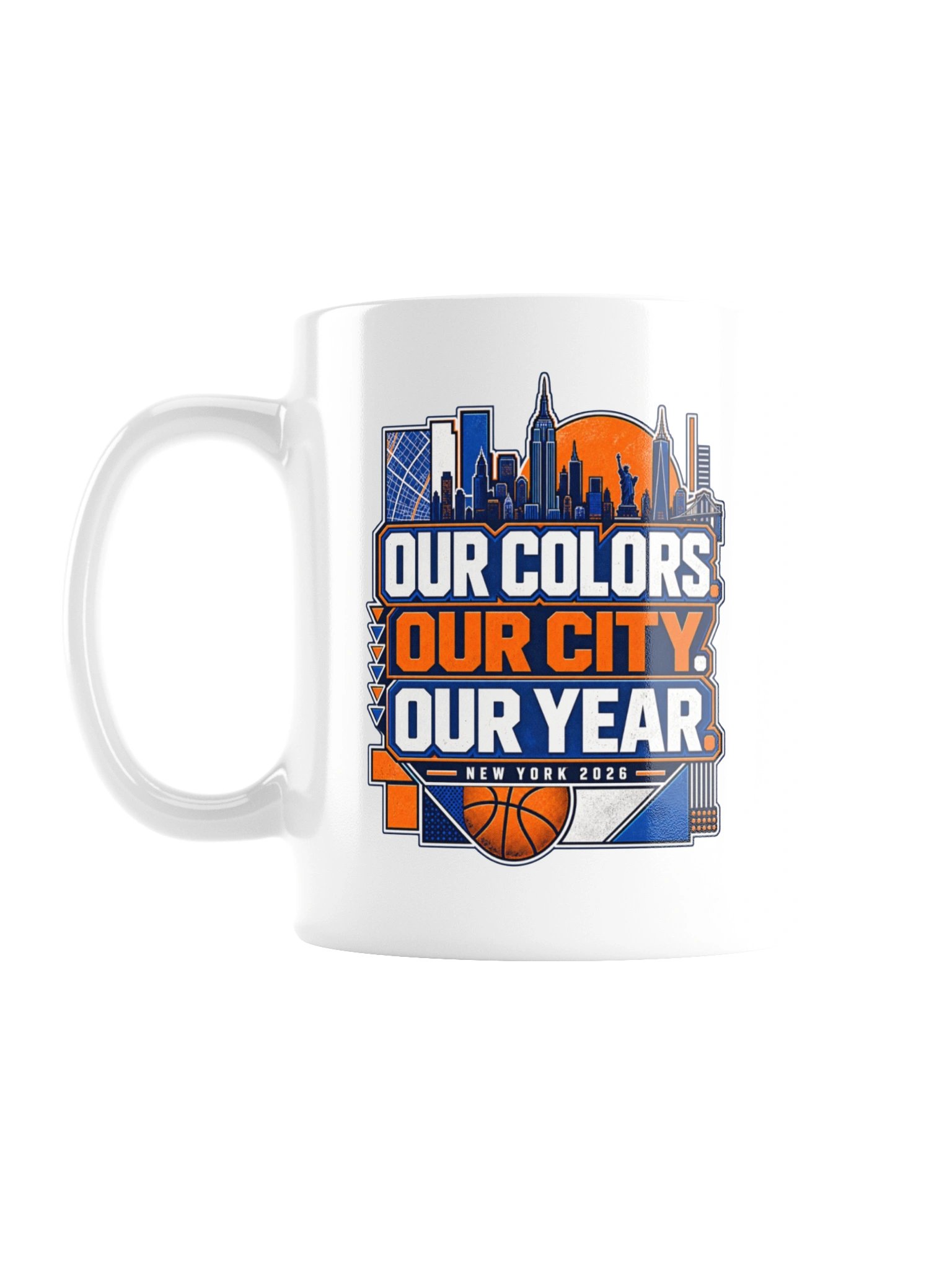 Our Colors. Our City. Our Year. - New York Basketball Champions 2026 - Mug product image (2)