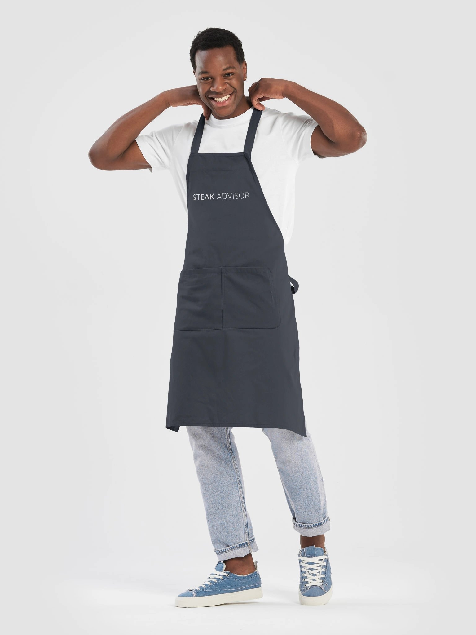 Steak Advisor Charcoal Pocket Apron product image (4)