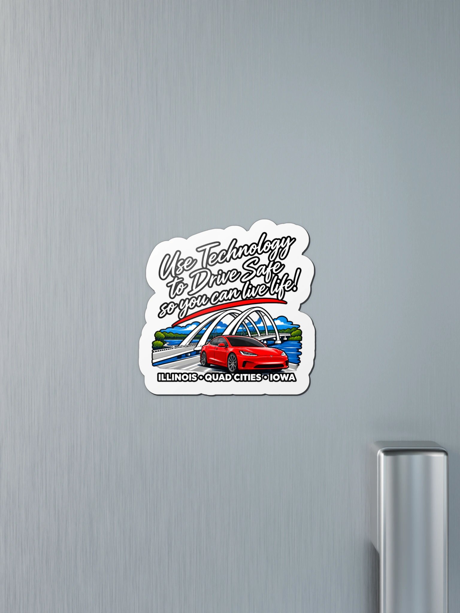 QC Tesla Guy Tag Line Magnets product image (4)