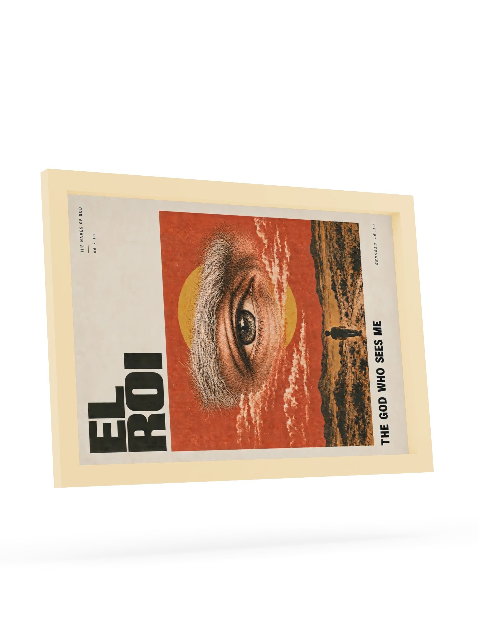 El Roi | Names of God Framed Print product image (17)