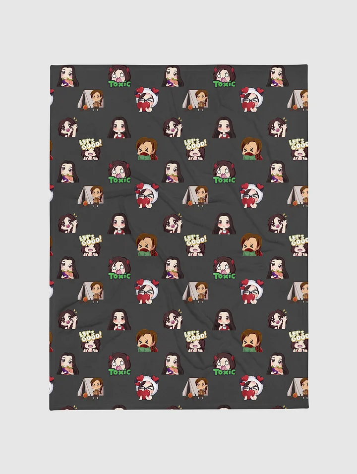 Black Throw Blanket product image (1)