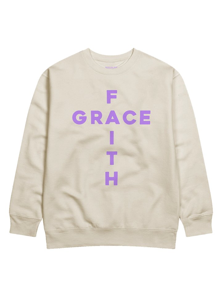 By Grace Through Faith Cross Sweatshirt product image (2)