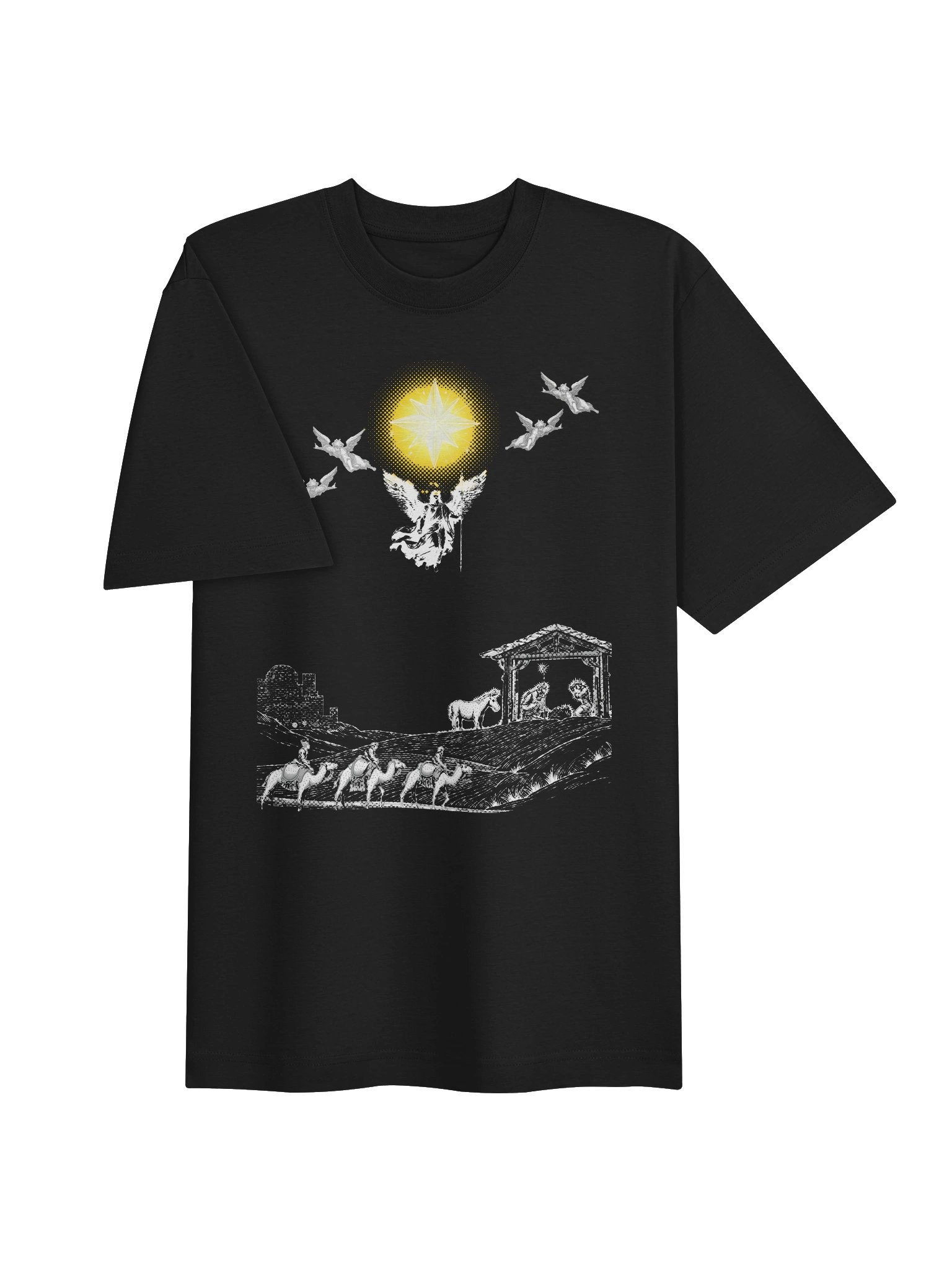 The Holy Night Christmas Tee product image (3)