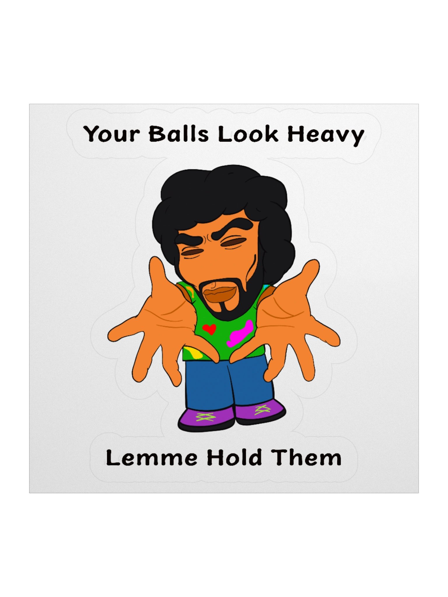 YBLH Lemme Hold Them Sticker product image (1)