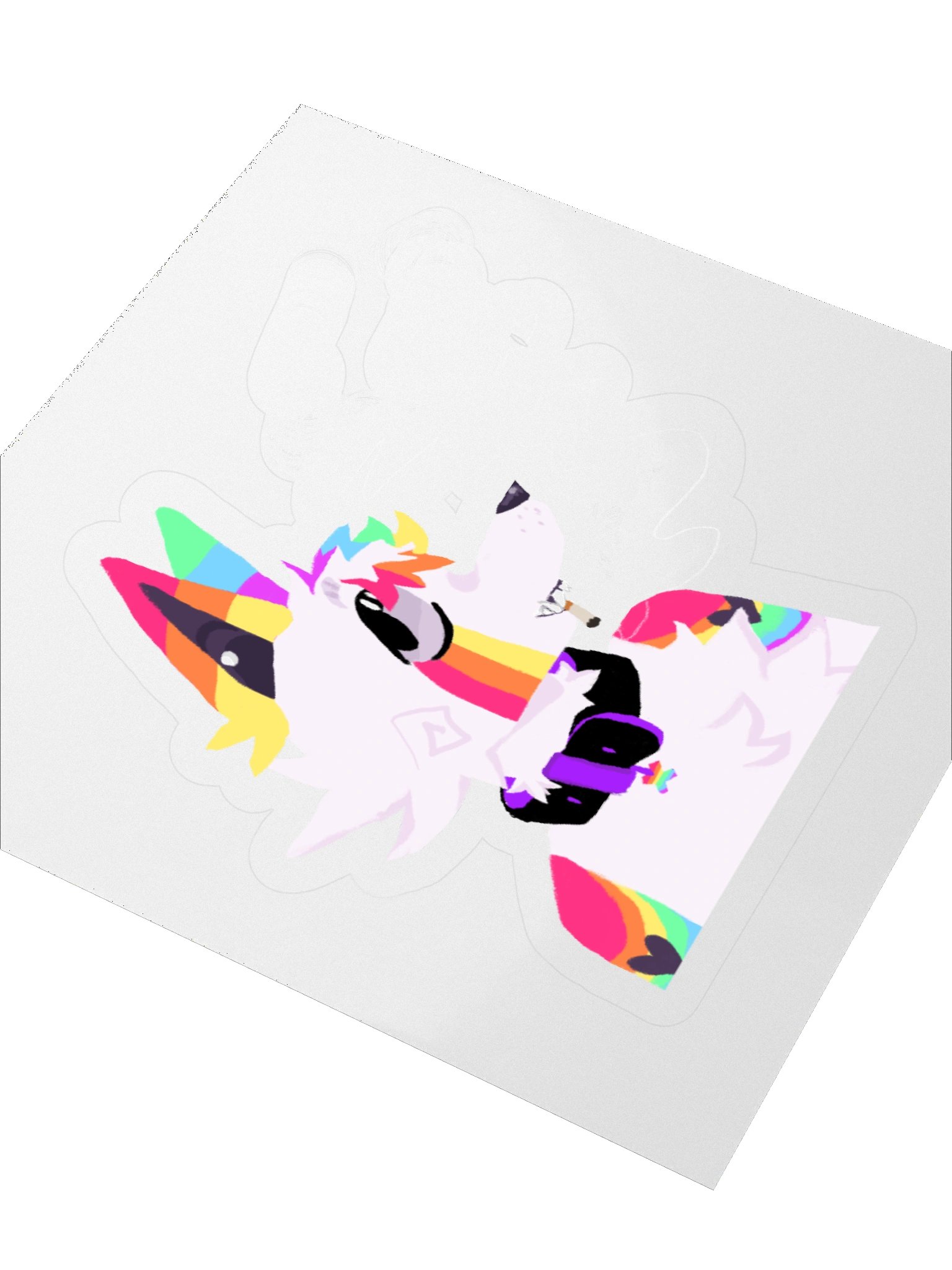 glitter stoner sticker product image (3)