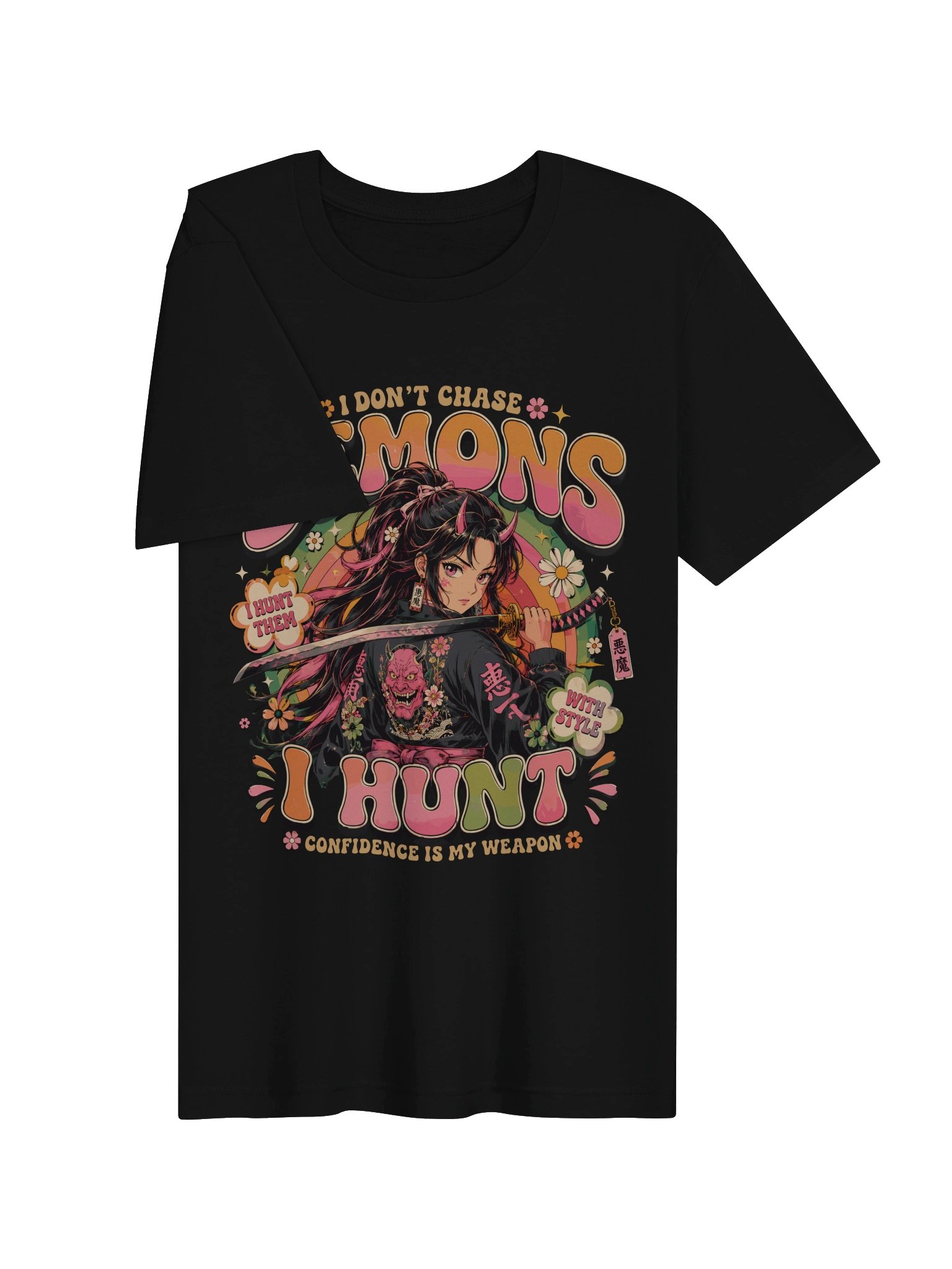 I don't chase demons I hunt Anime Tee product image (3)