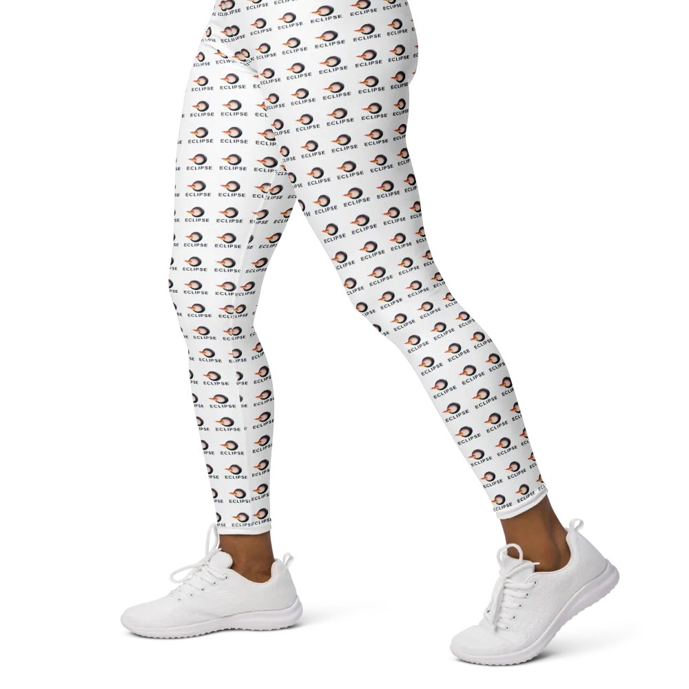 Eclipse Women's White Yoga Leggings with Inside Pocket product image (3)
