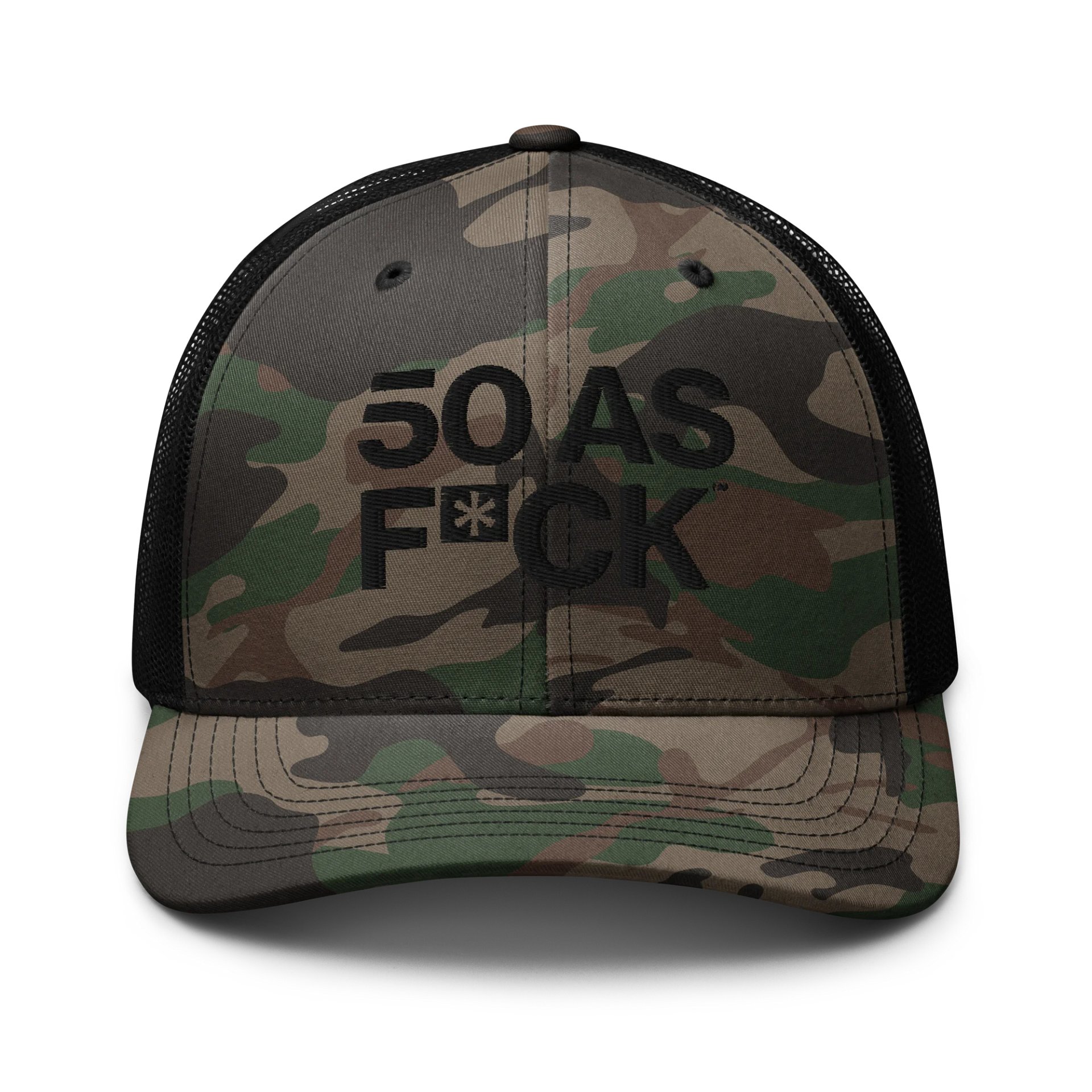 50 as FCK™ Otto Cap Camouflage Trucker Hat product image (1)