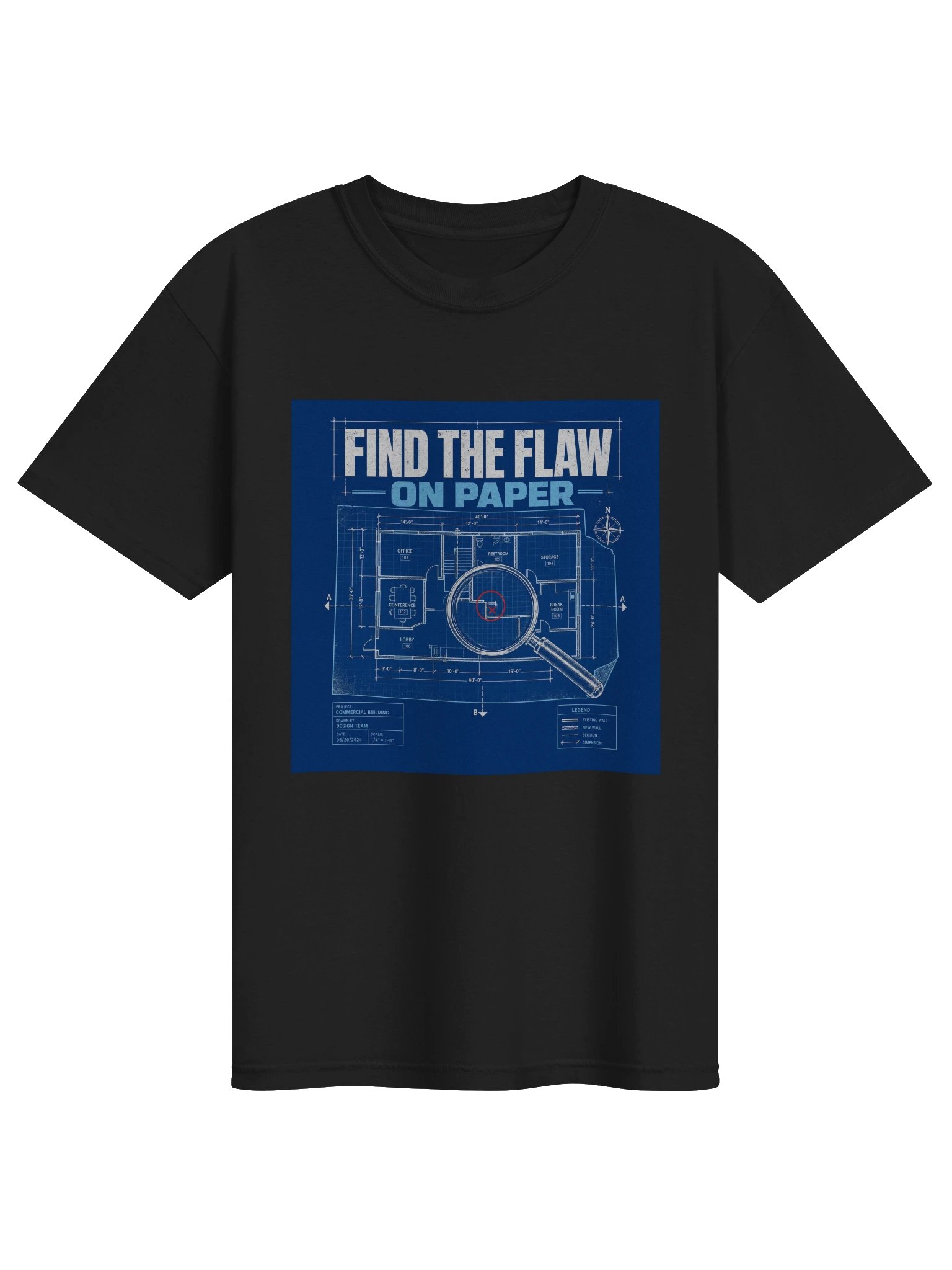 Find The Flaw On Paper Tee product image (1)