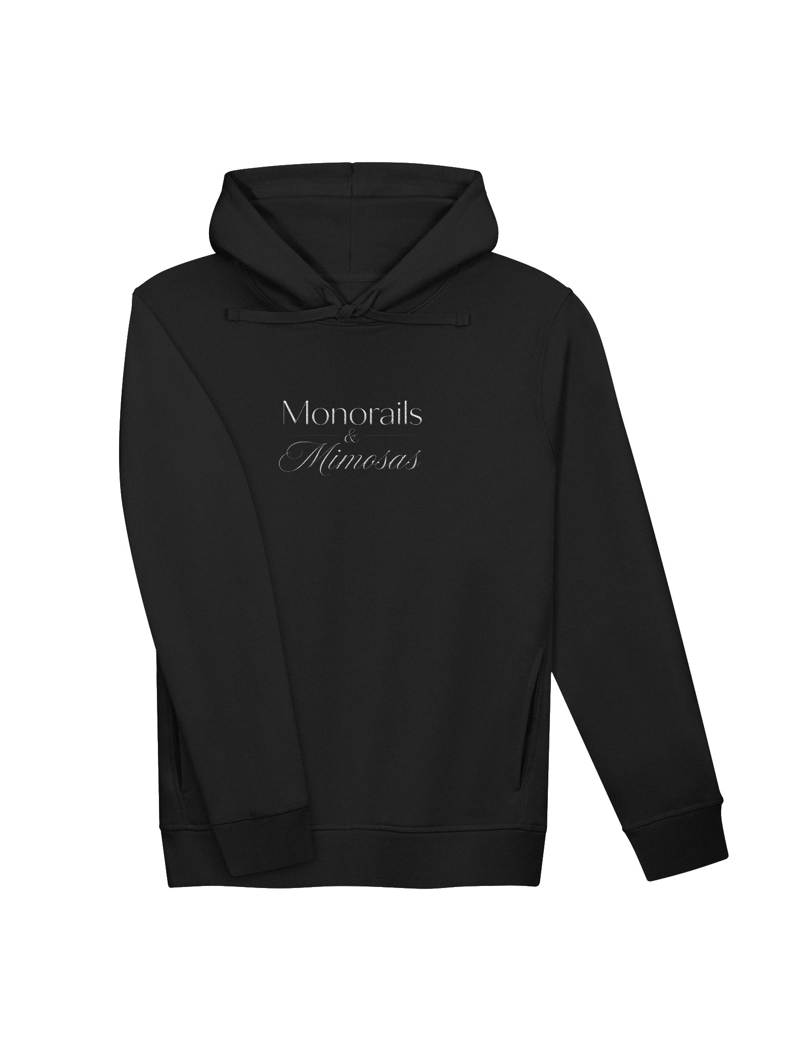 Monorails & Mimosas Hoodie Black product image (3)