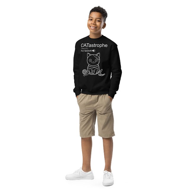 Life with Cats Unisex Youth Sweatshirts