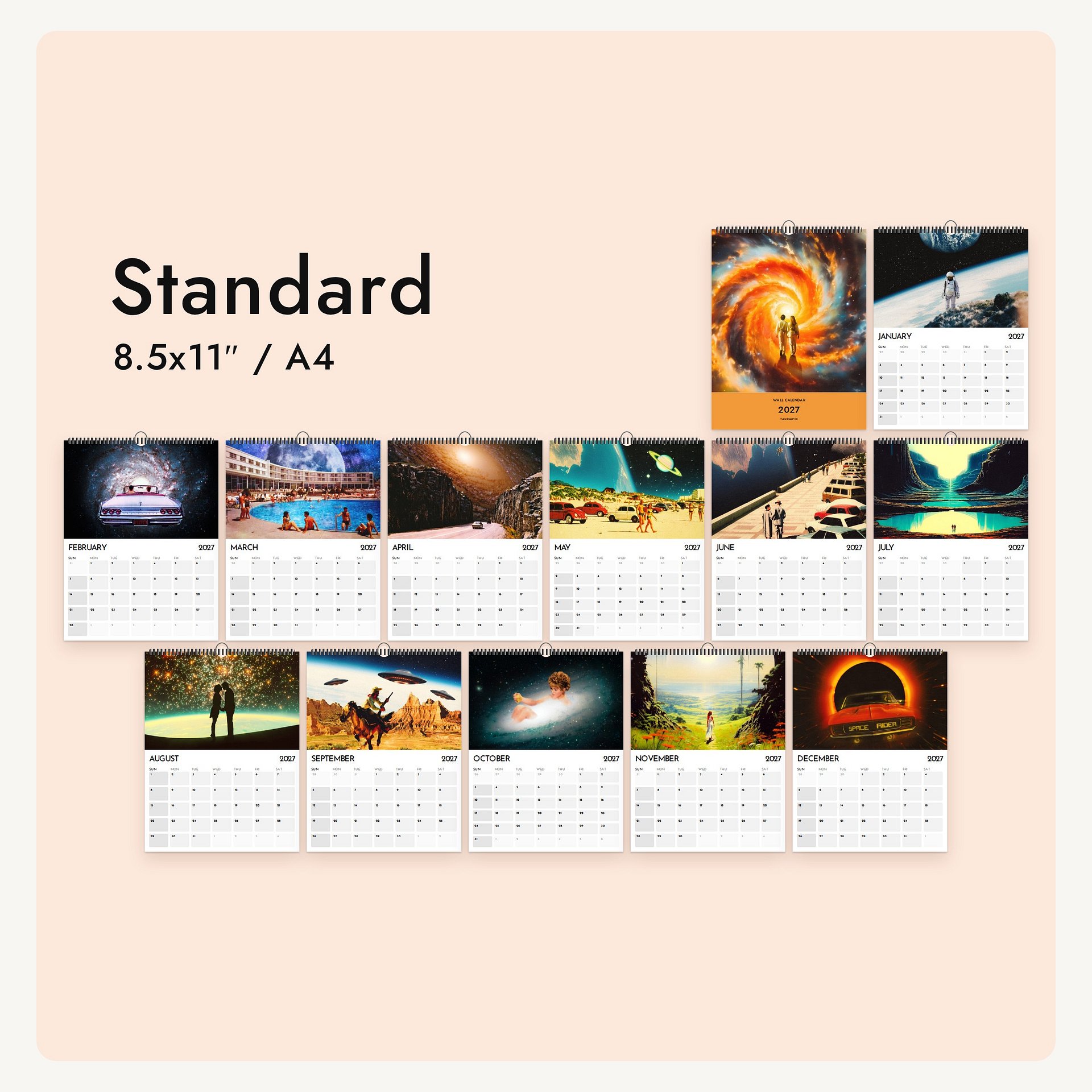 Glimpses From Another Galaxy 2027 Calendar product image (10)