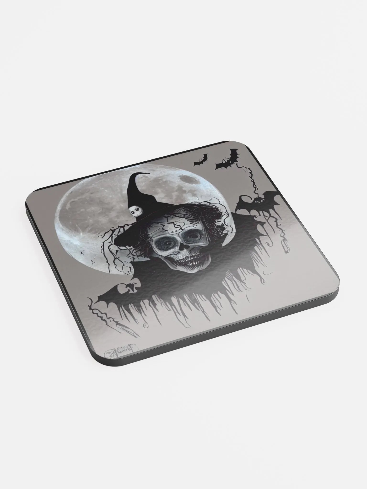 Moonlit Witch's Hat Coaster product image (2)