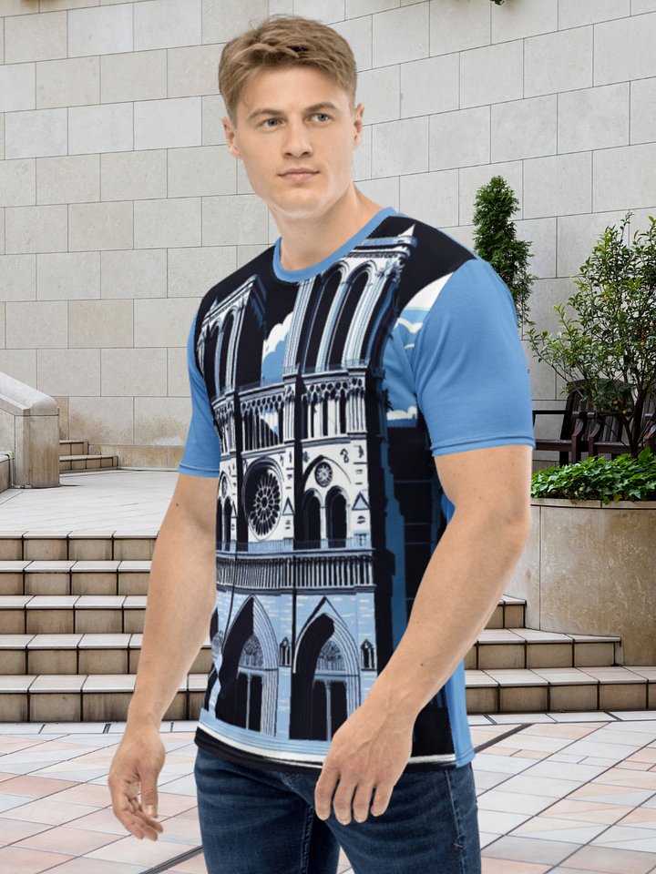 Notre Dam Cathedral Illustration Print Tee product image (2)