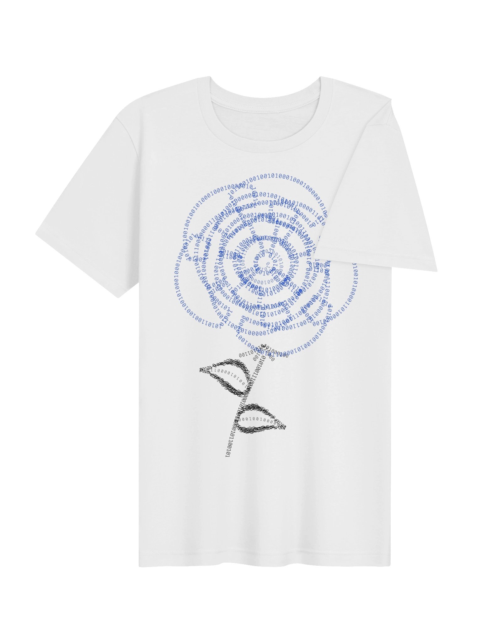 VIDANALYTICA INC Tee - Binary Rose White product image (4)