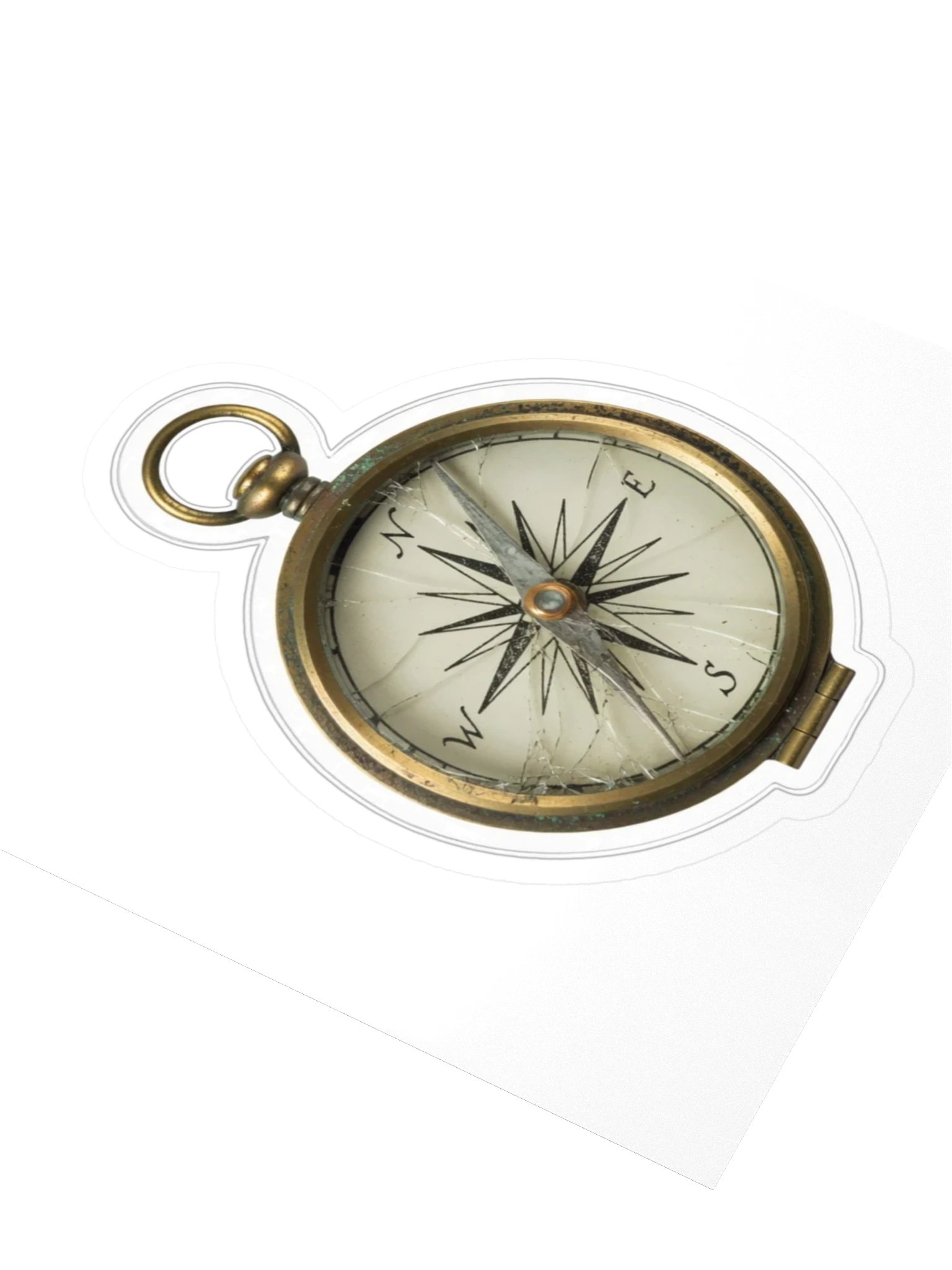 The Hours She Broke — Compass Sticker product image (3)