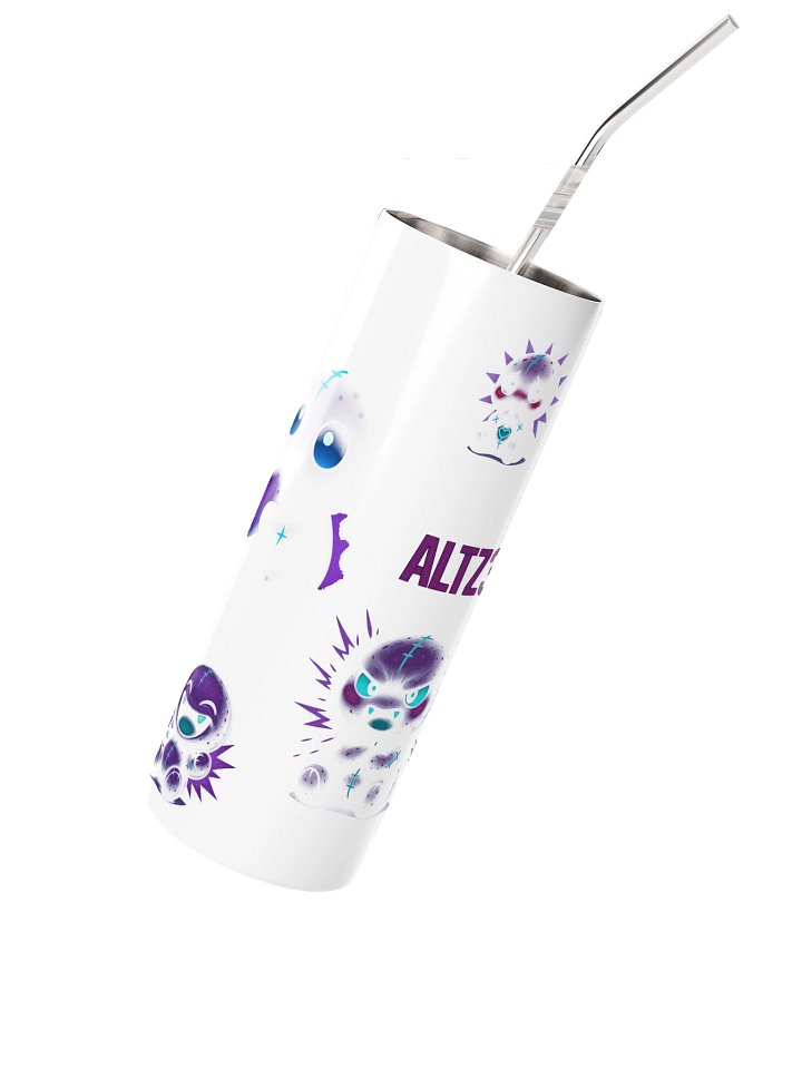 Glowing Plush Creature Stainless Steel Tumbler product image (2)