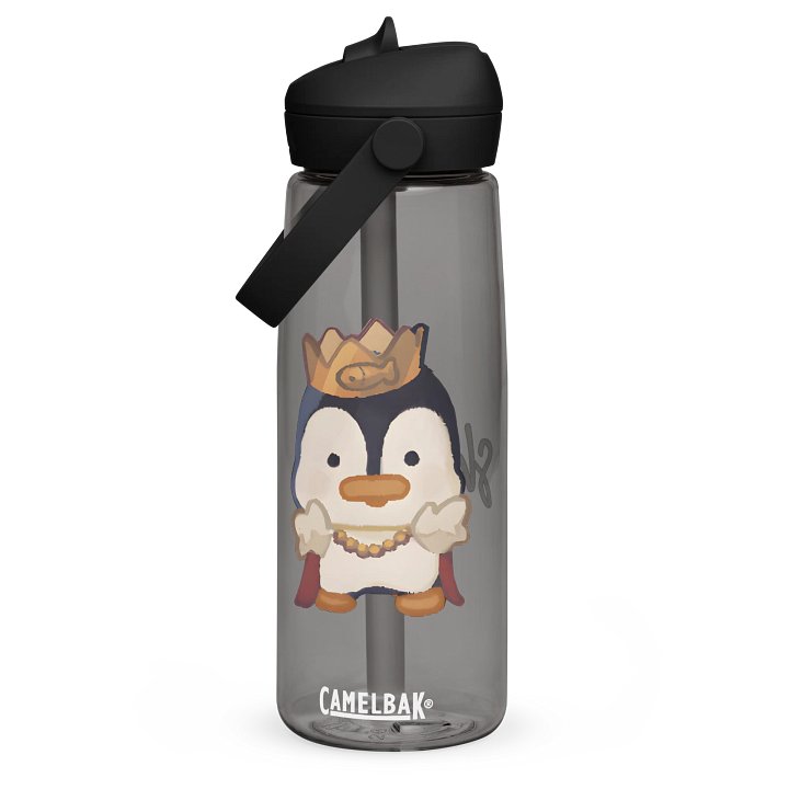 Penguin Flip Straw Water Bottle product image (3)