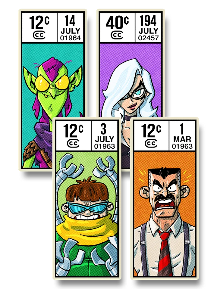 Spider Villains Sticker Pack product image (1)