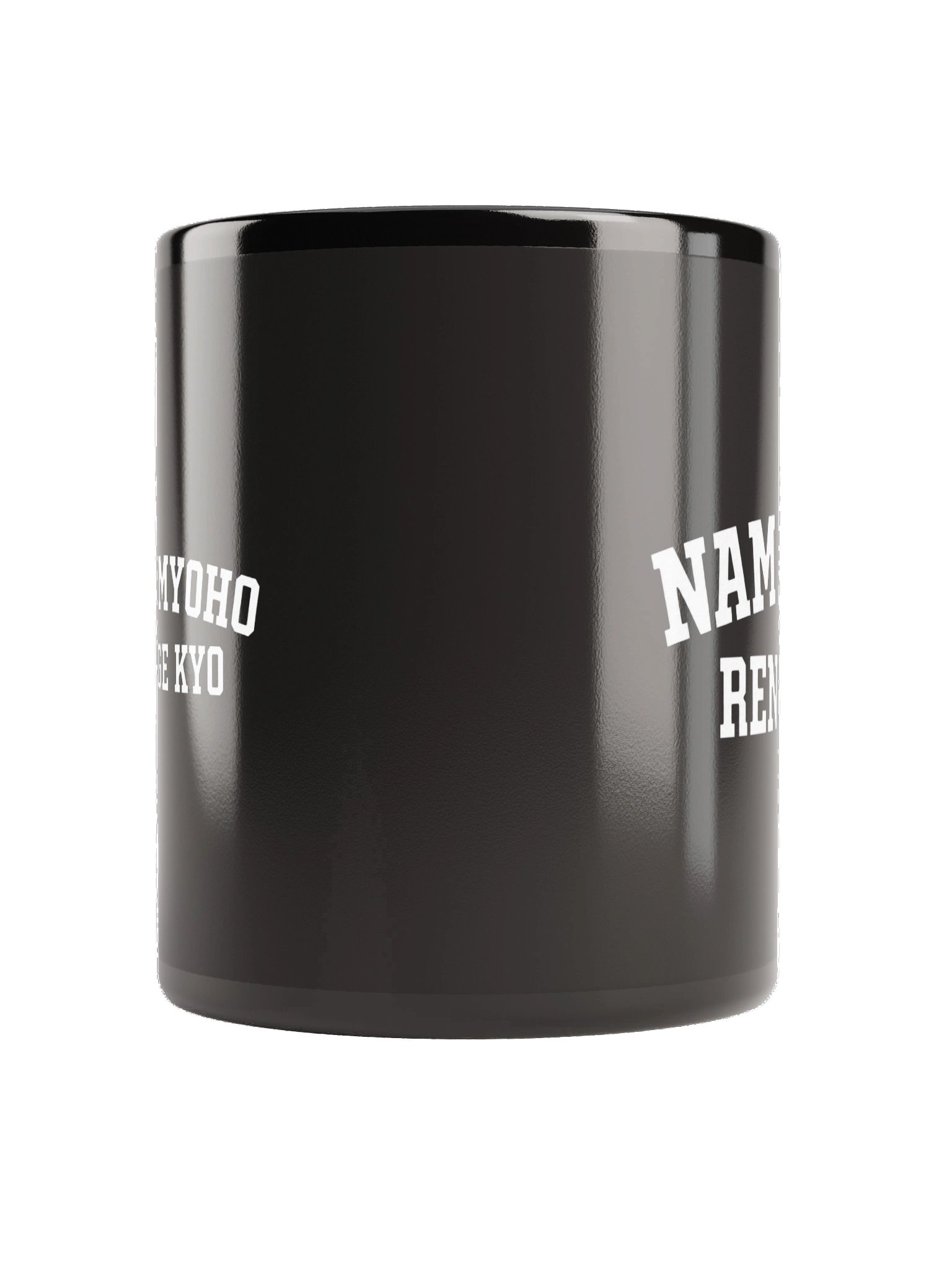 Nam Myoho Renge Kyo Black Glossy Mug product image (4)