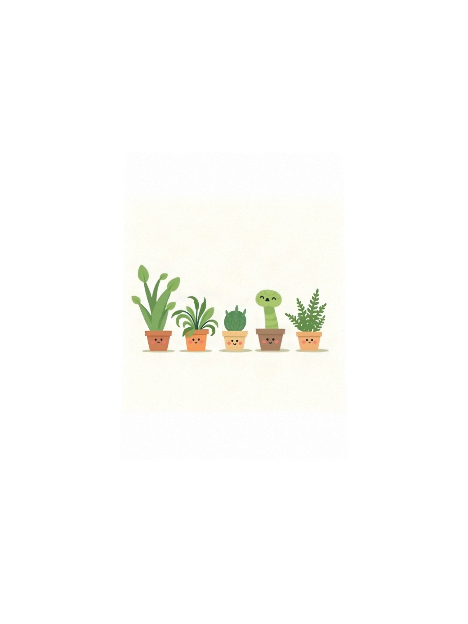 Houseplant Lineup — Print product image (4)