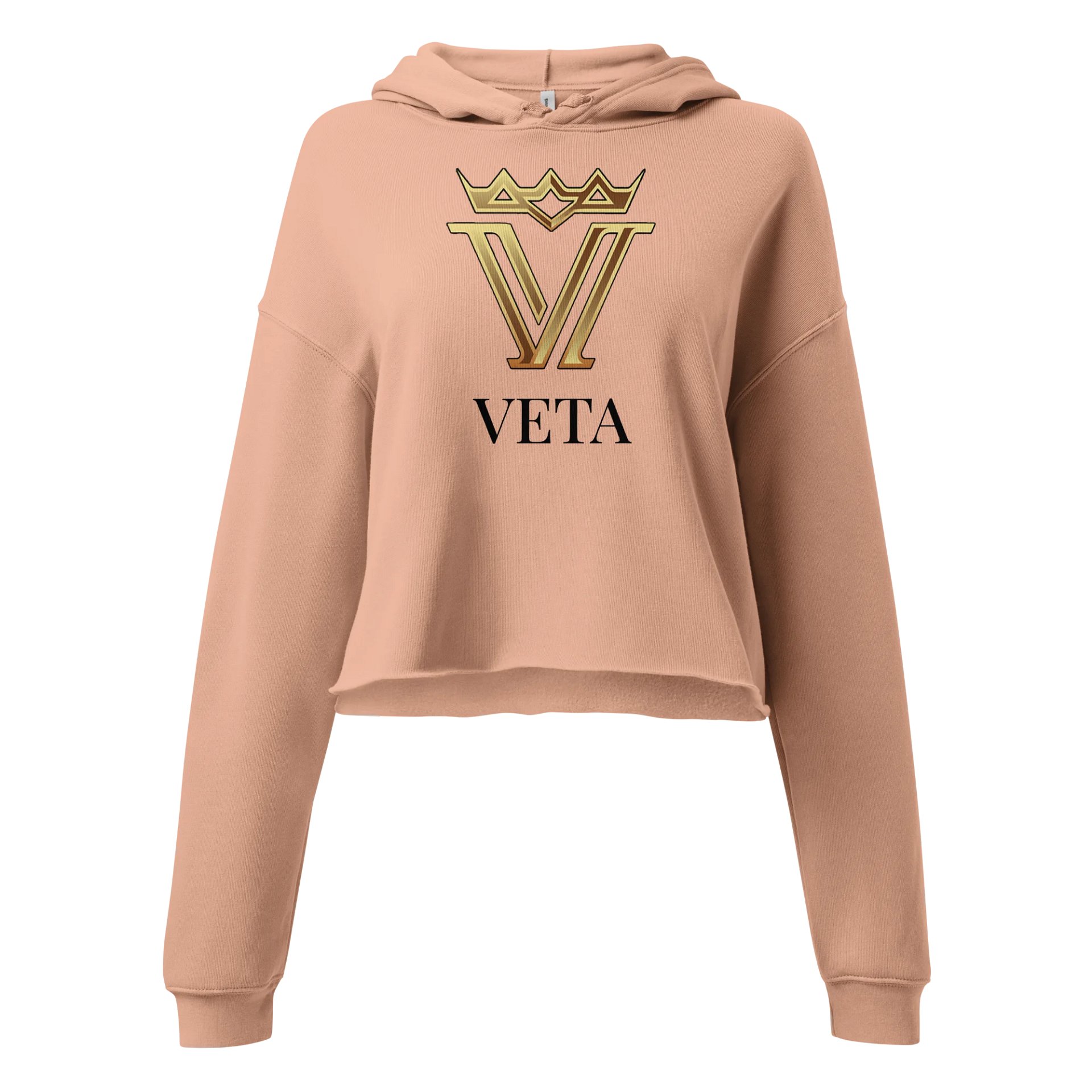 VETA Cropped Hoodie - Peach product image (1)