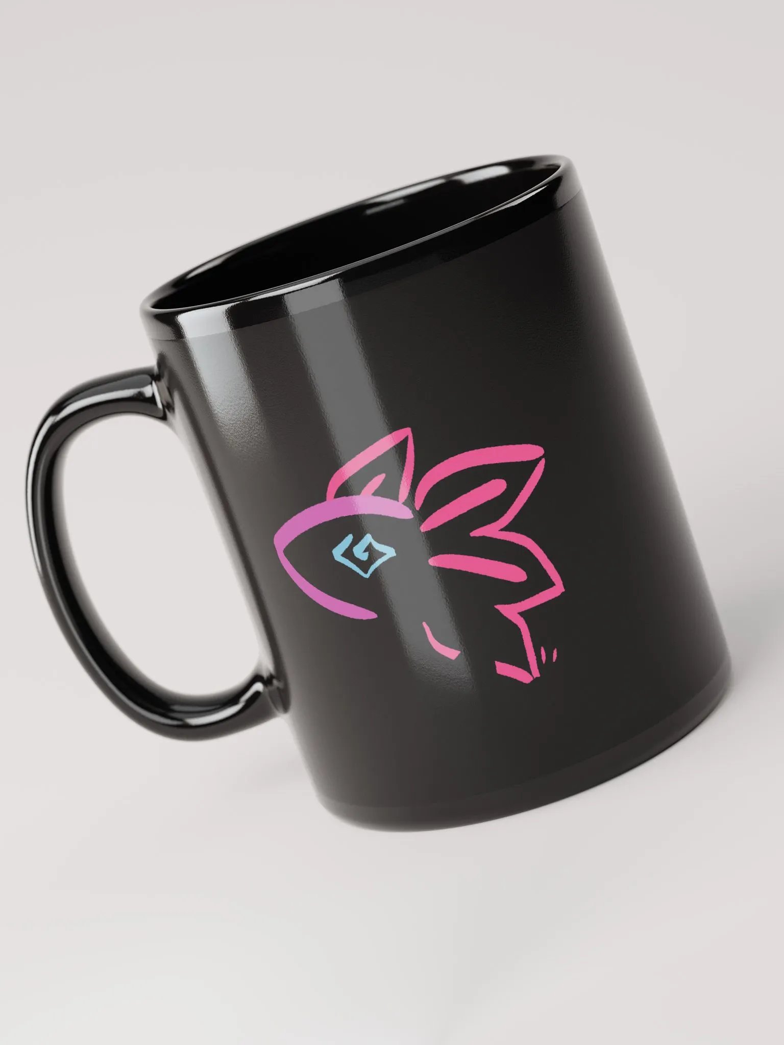 Term Tag | Glossy Black Mug product image (1)