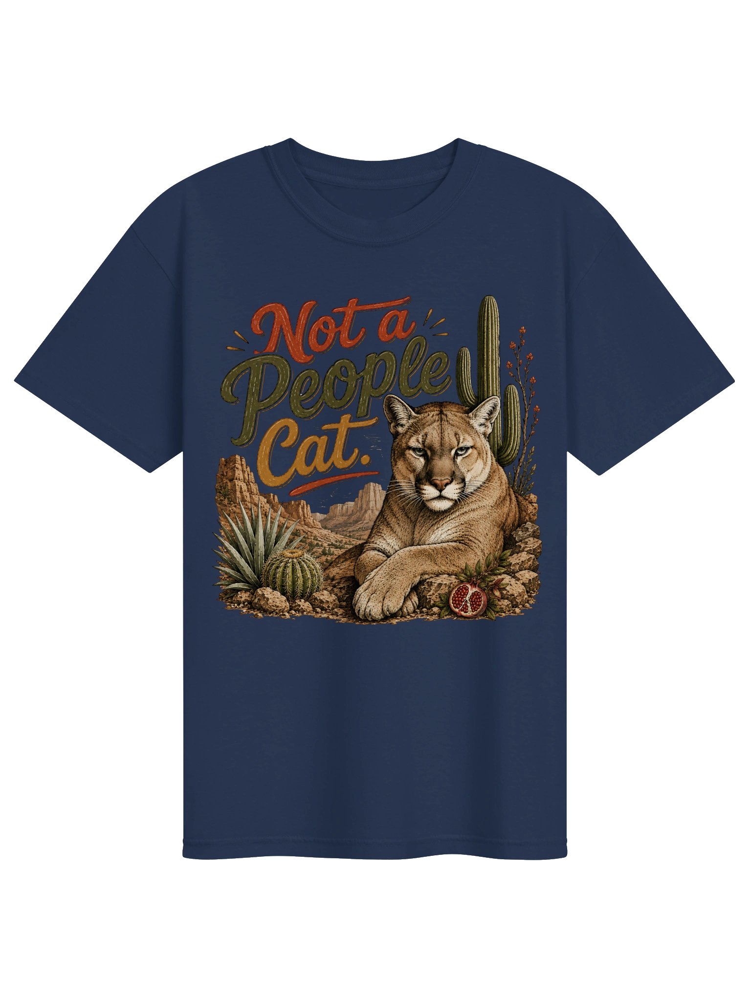 Not a People Cat Desert Tee product image (2)
