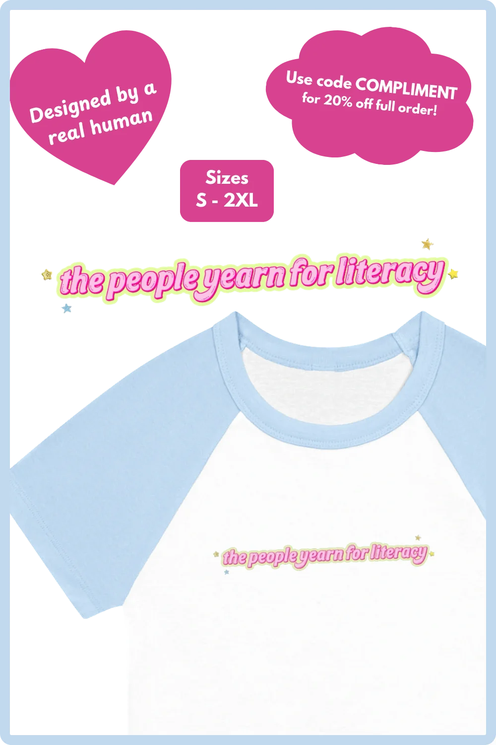 the people yearn for literacy baby tee product image (2)