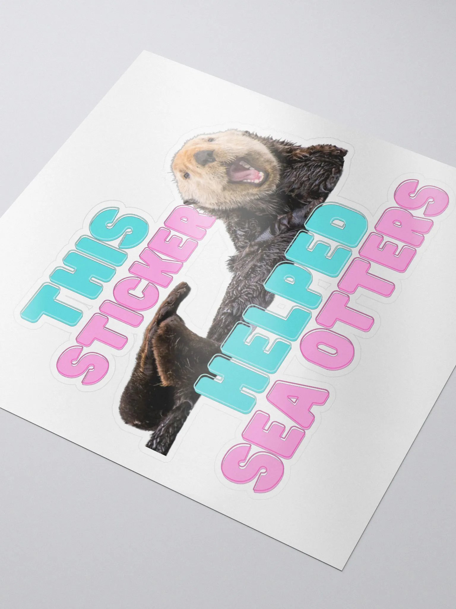 SEA OTTER STICKER product image (3)