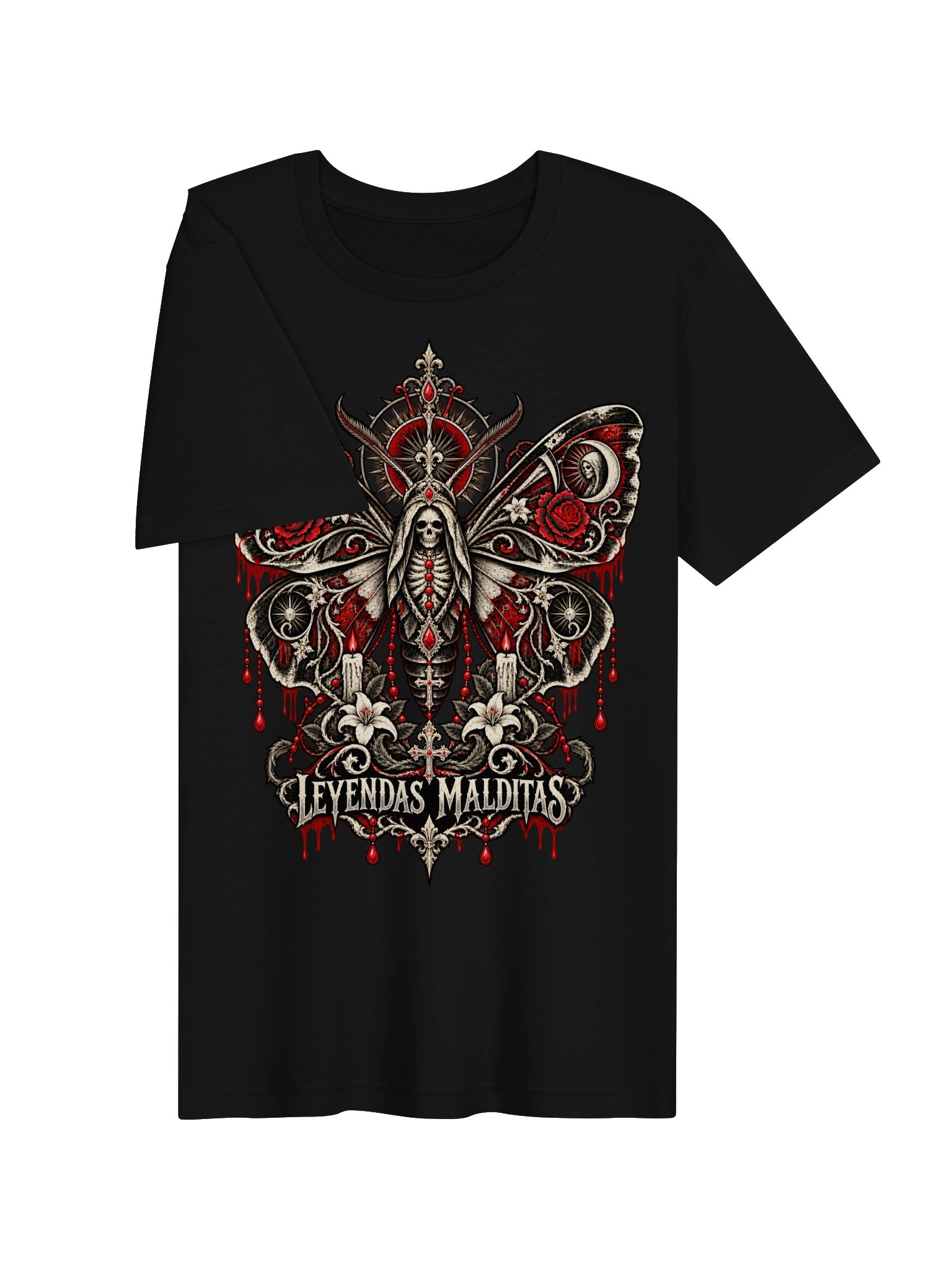 La Santísima – Camiseta Gótica de Santa Muerte product image (3)