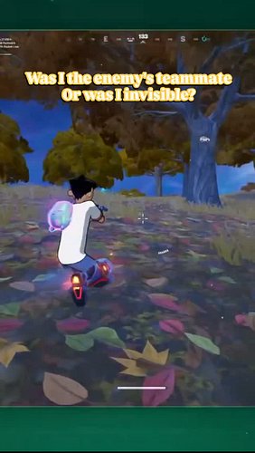 Maybe because I am Danny Phantom I'm just extra invisible haha. No way this person didn't see me right??? #fortnite #funny #d...