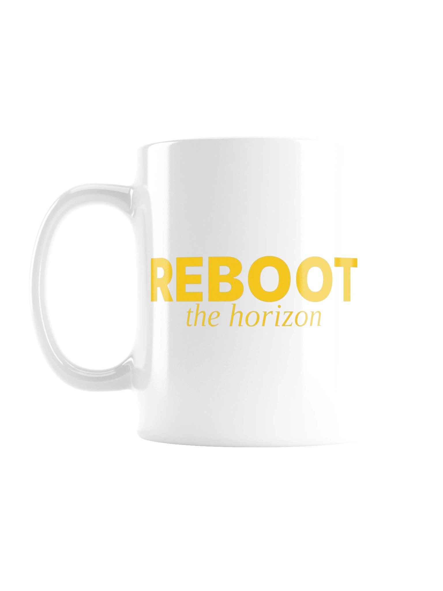 No ShopCo Reboot the Horizon Mug - Yellow product image (1)
