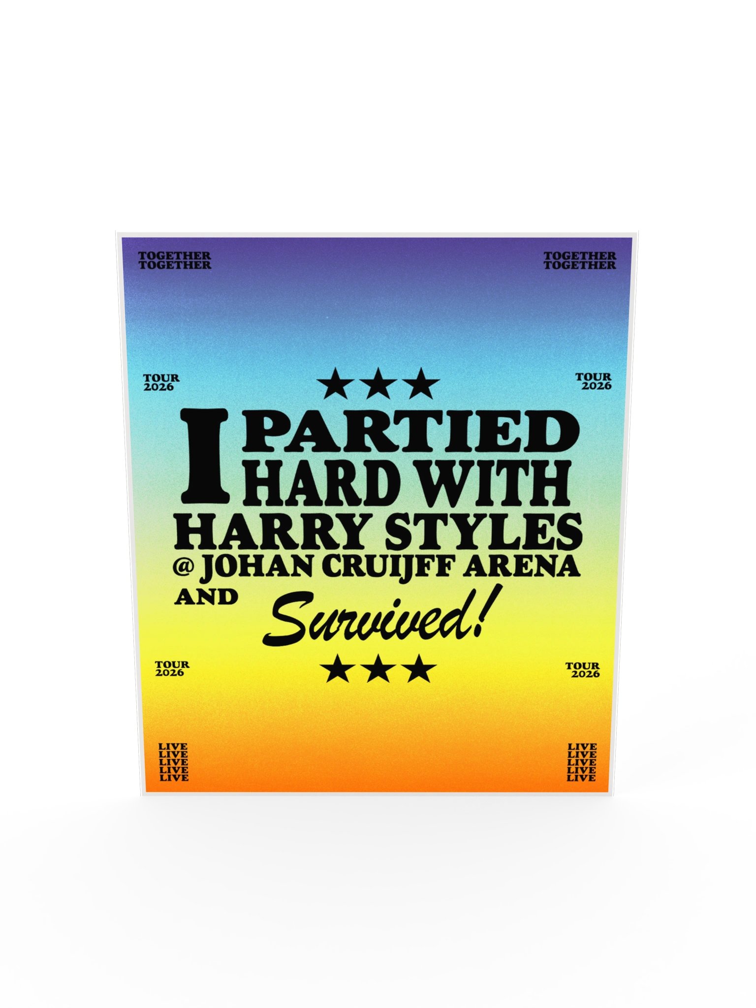 Partied Hard Amsterdam Poster product image (5)